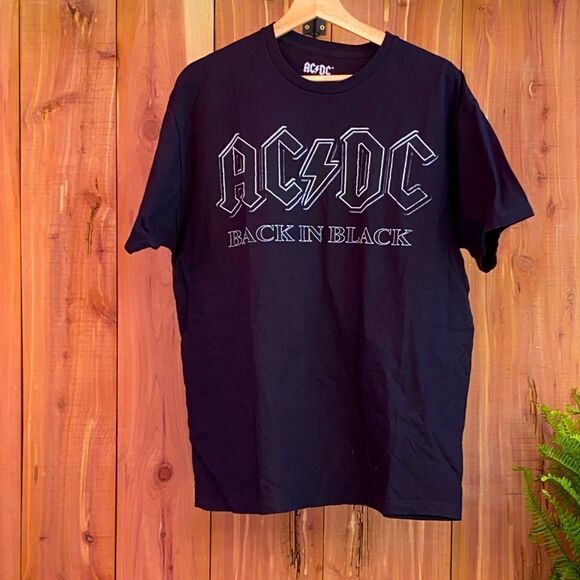 Mens size XL black “Back in Black” AC/DC tee - Picture 1 of 7